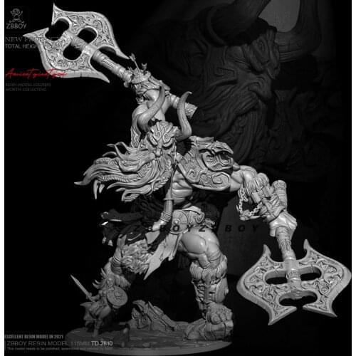 110mm Resin model kits figure colorless and self-assembled TD-2810