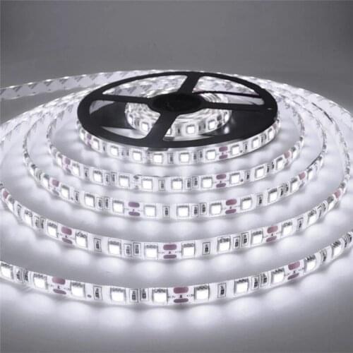 DC 12V LED Strip Light Kit SMD 2835 White 6000K LED Lighting Strip Set Tape 10M 5M Waterproof Tape Light Led Strips Home Decor