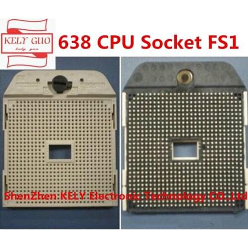 2pcs/lot 100% Brand New Socket Socket FS1 Processor CPU Base Connector