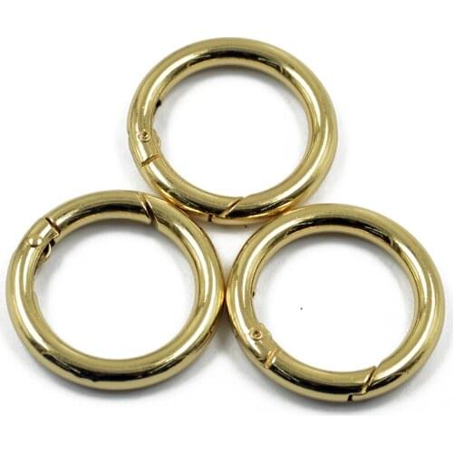 3 Retro Round Carabiner Camp Spring Snap Clip Hook Keyring Climbing Camping Hiking Accessories