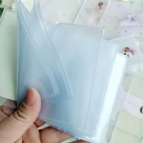 36 Photos Instax Album Jelly Color Photo Album Cute Mini Holds for Mini Fuji Instax & Name Card 3 Inch Mini Photo Album