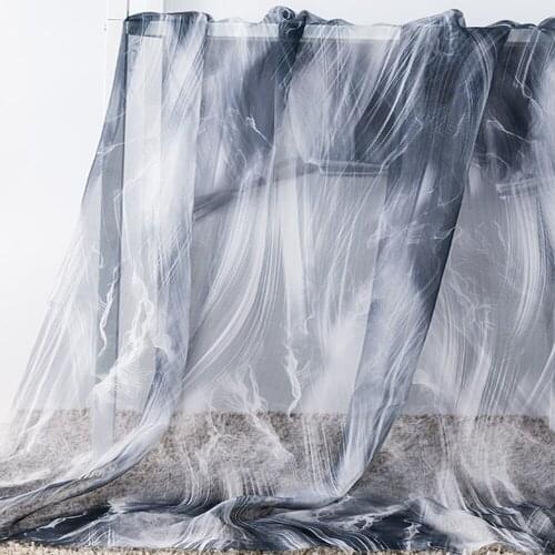 50x150cm High-quality 30D DIY Chiffon Fabric Material Ink-wash Chinese Traditional Costume Cloth Silk Fabrics with Outer Yarn