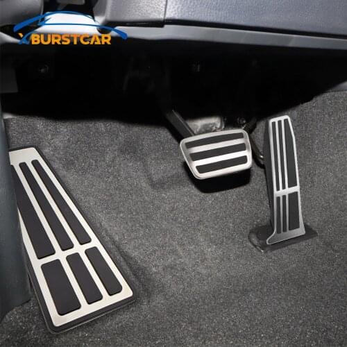 Xburstcar Stainless Steel Car Gas Brake Pedal Cover Accessories for Lexus LS LS460 LS600HL LS350 LS500 2016 - 2021 Auto Pedals