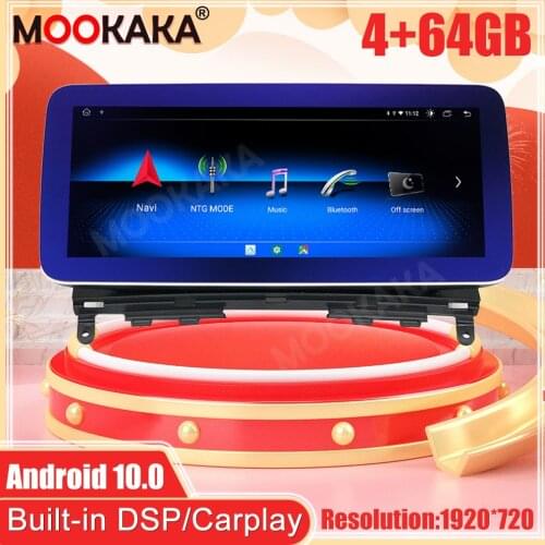 8+128GB Android 10.0 For Mercedes-Benz C 2008-2010 Car Multimedia Player Car Stereo GPS Navigation Auto Radio Head Unit DSP IPS