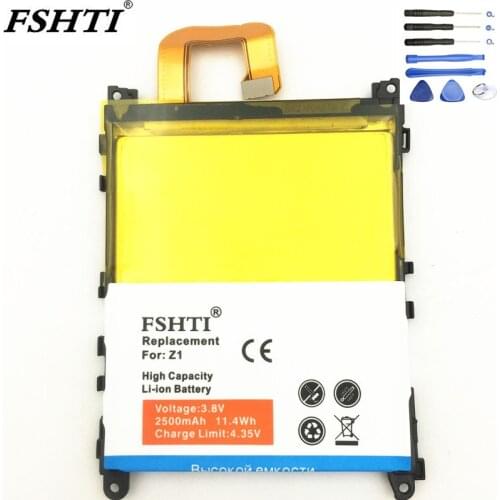 Brand mobile phone batteries fit for sony xperia Z1 l39h c6902 c6903 c6943 LIS1525ERPCS AGPB011-A001+tool
