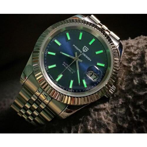 Pagani Design men automatic watch sapphire fashion men mechanical wristwatches Japan NH35A waterproof stainless steel men watch