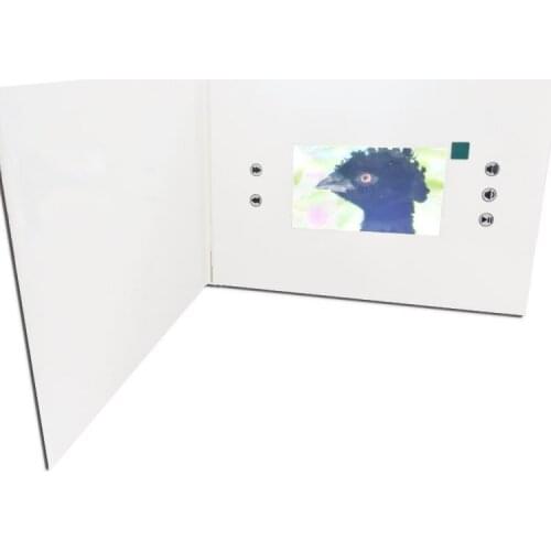 4.3 inch lcd screen business christmas video wedding invitation card for gift customized LEXINGDZ