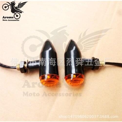 Black scooter parts motorbike lamp indicator 10MM unviersal for honda suzuki yamaha benelli motorcycle turn signal moto flashing