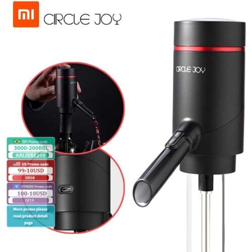 Xiaomi Circle Joy Quick Decanter Set Wine Instant Ingesting Electric Red Wine Decanting Dispenser Wine Fast Decanter
