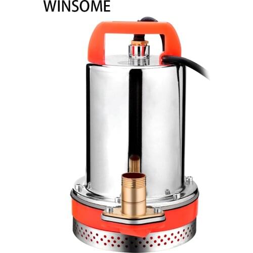 60V Stainless Steel Submersible Pump 48V Agricultural Garden Tools Underwater Water Sewage Self-Suction Pump Drainage Irrigation