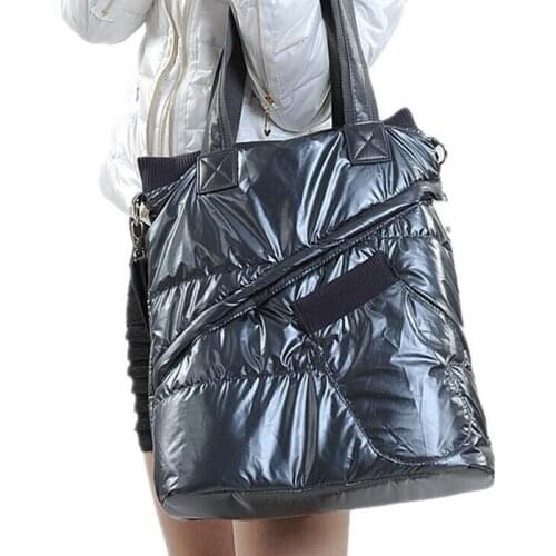 2021 Winter Womens Space New Cotton Casual Bags Ladies Handbag Shoulder Pads Female Fashion Shoulder Bag tote Bolsas Sac A main