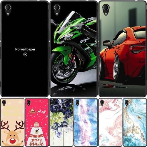 Phone Bags & Cases For Sony Xperia M2 M4 Aqua M5 T3 Case Cover Fashion marble Inkjet Painted Shell Bag