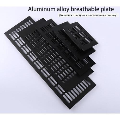 Vents Perforated Sheet Aluminum Air Vent Ventilator Grille Cover Ventilation For Closet Shoe Air Conditioner home Decor cover