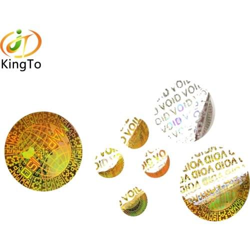 VIOD tamper evident anti-counterfeiting 3D hologram sticker tape custom one time use labels