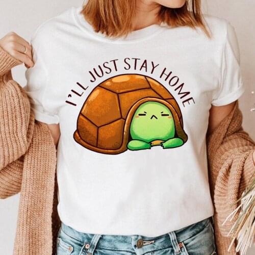 Women 90s T Shirt Funny Animal Cute Lovely Female Tee Fashion Cartoon Short Sleeve T-shirt Graphic Top Print Ladies Clothing