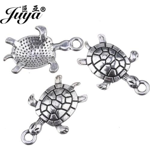 10pcs 16.5*26mm Lovely Zinc Alloy Turtle Charms Pendant Ancient Jewelry for Women Men Necklace Bracelet DIY Making