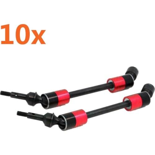 10pcs 5451X Hard Steel Splined CVD Swing Driveshaft Axles For RC Car Model Traxxas 1/10 E-Revo Summit Revo 3.3 E-MAXX T-MAXX