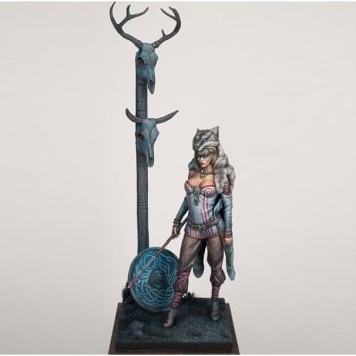 70mm Resin Model figure GK GERMANIC BARBARIAN Unassembled and unpainted kit