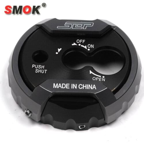 SMOK Motorcycle Accessories For YAMAHA NMAX155 N-MAX 155 Motorcycle Accessories CNC Aluminum Alloy Ignition Key Lock Cap Cover