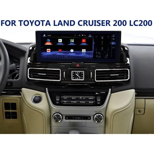 12.3inch Anti-Glare 128GB Car Radio For TOYOTA LAND CRUISER LC200 2016- 2020 GPS Navigation Multimedia Player Android Car Stereo
