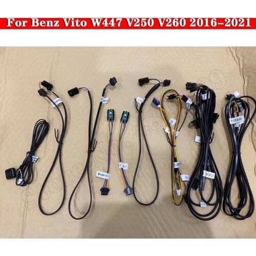 For Benz Vito W447 V250 V260 2016-2021 Ambient Light Button Control Decorative LED 64 colors Atmosphere Lamp illuminated Strip