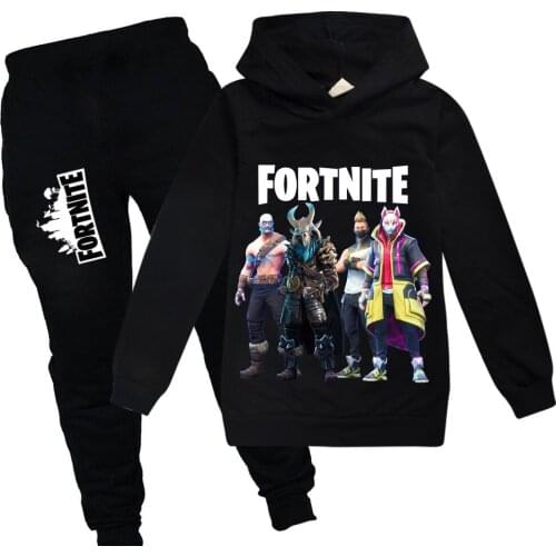 Fortnites Battle Royale Clothing Suit Child Pullover Hoodie Tracksuit Game Anime Boy Girl Clothes Autumn Kids Hoodies Pants Suit
