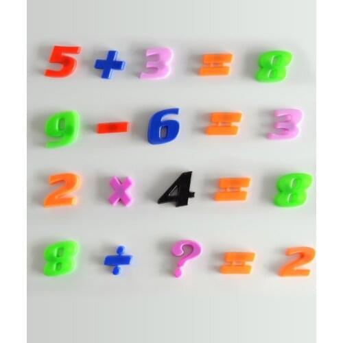 Magnetic 26 English letters refrigerator stickers magnets magnetic stickers children early education digital magnetic stickers