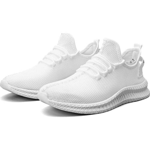 Mens Casual Sports Running Shoes 2021 Summer Breathable Low-top Soft Sole Lightweight Comfortable Non-slip and Wear-resistan