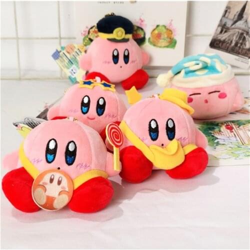 New Pink Kirby Clay Plush Toys for Children Cartoon Stuffed Animals Anime Model Toys Chidlren Games Doll Birthday Gifs Girls Toy