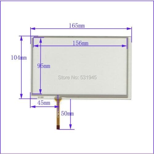 ZhiYuSun NEW Resistive tinch touch screens 3.5 inch 4 lines touch screen 165*104mm screen TP-1602 165mm*104mm this compatible