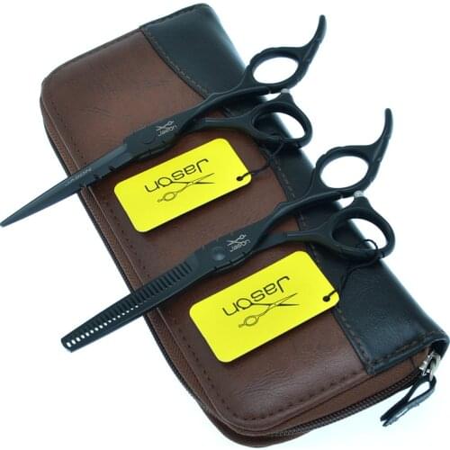 Jason 5.5/6 inch Hair Shears Professional Barber Hair Cutting Thinning Scissors Japan 440C Hairdressing Styling Tools A0063D