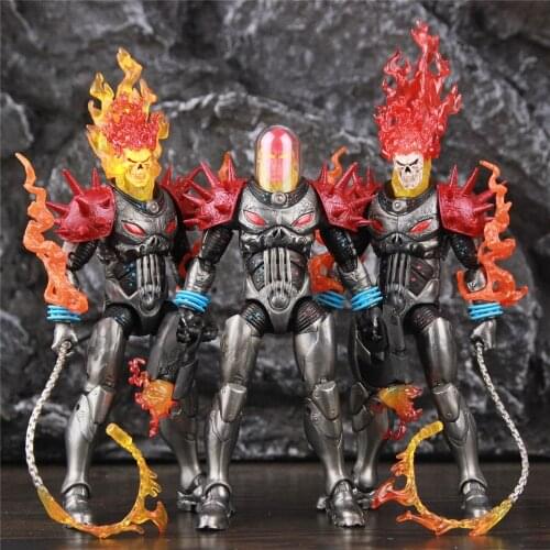 Original Marvel Legends Cosmic Ghost Rider 6" Action Figure Fire Whip Without Motorbike From Vehicle Set Riders Series Toys