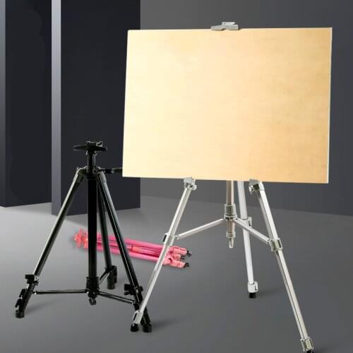 Sketch Easel Stand Caballete Foldable Artist Travel Painting Aluminum Alloy Easel Sketch Drawing Oil Paint Easel Art Supplies