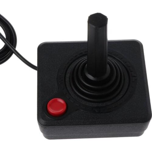 Retro Classic Controller Gamepad Joystick For Atari 2600 Game Rocker With 4-Way Lever And Single Action Button B85B