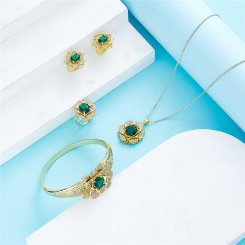 2021 May Morocco hot selling accessories wedding jewelry set for women traditional jewelry set copper high quality jewelry set