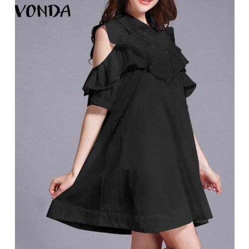 VONDA Summer Dresses With Lace