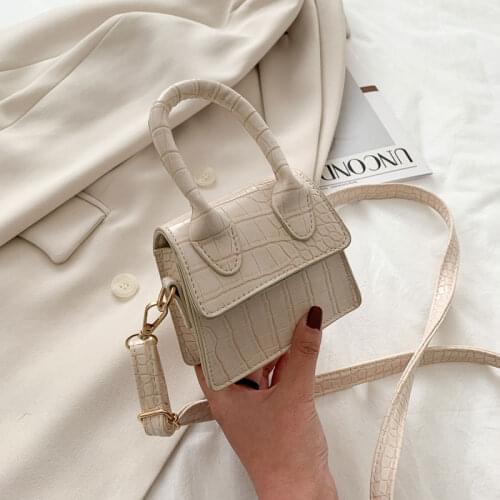 2021 Summer Mini Handbags For Women High Quality Pu Leather Small Shoulder Bag Trend Simple Lady Crossbody Bag Mini Square Purse