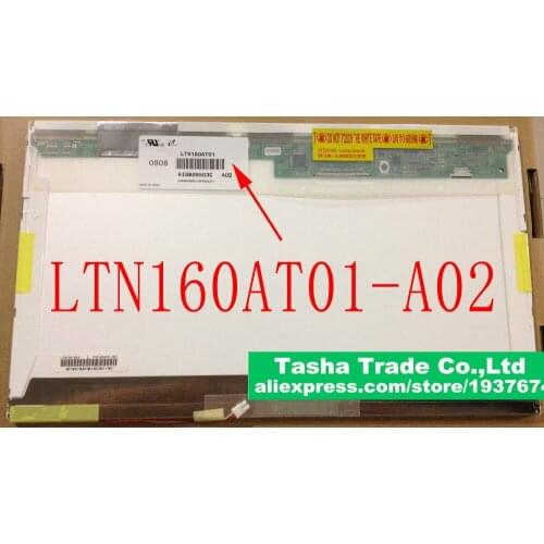 LTN160AT01 LTN160AT01-A02 HD CCFL Backlight Laptop LCD Screen LED Display Panel LTN160AT01 A02 Matrix