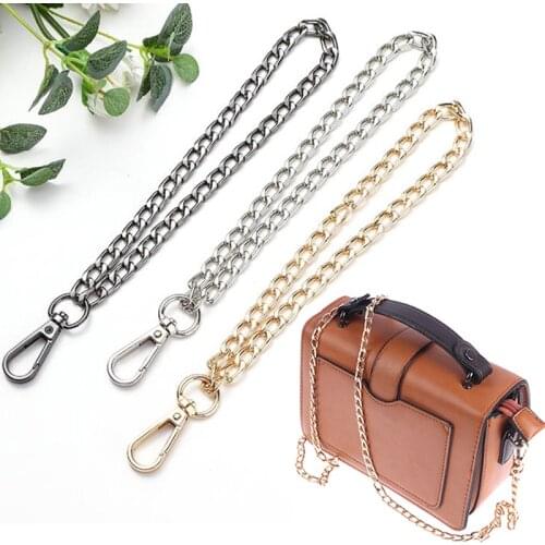 20cm/120cm Metal Purse Chain Strap Handle Replacement For Handbag Shoulder Bag