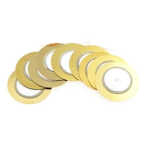 50PCS 15mm Piezo Elements Sounder Sensor Trigger Drum Disc NEW