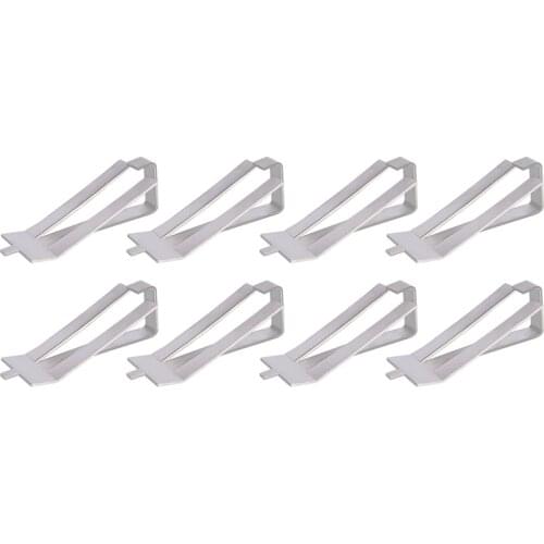 8 Pcs Fixing Clamp for Clamping 3D Printer Hot Bed Printing Platform Lattice Glass Stainless Steel Fixing Clamp