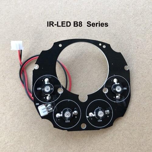 CCTV Accessories Infrared Light 4 Grain Array IR LED Board Module for B83W B85W B87W B89W Surveillance Cameras Night Vision