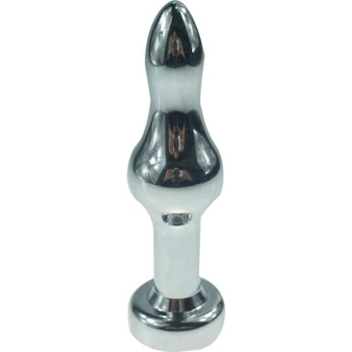 104mm length metal crystal anal plug jeweled butt plug ball sex toys for men women