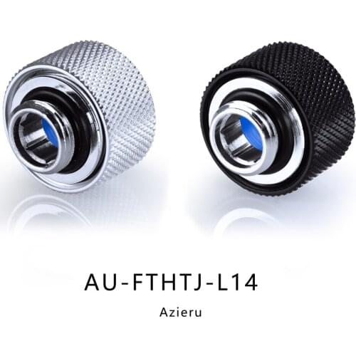 Azieru AU-FTHTJ-L14 AU series anti-off fast screw fine diamond pattern G1/4 thread Water Cooling