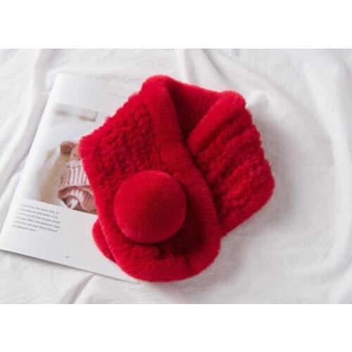 Free Shipping New Genuine Rex Rabbit Fur Scarf 5 Colors Knitted Fur Shawl Winter Real Fur Poncho Wholesale Retail OEM