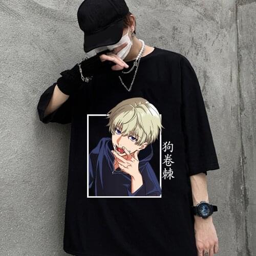 Jujutsu Kaisen Print Short-sleeved T-shirt Summer Student Loose Top Harajuku Women/man Shirts