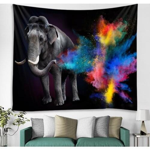 Elephant tapestry animal wall hanging beautiful elephant tapestry bohemian hippie wall hanging living room bedroom home decorati