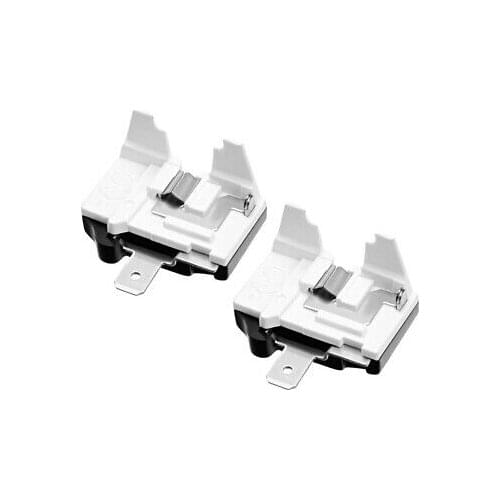 2 Pcs Refrigerator Overload Protector Compressor Replacement Part, 1/4HP (180W)