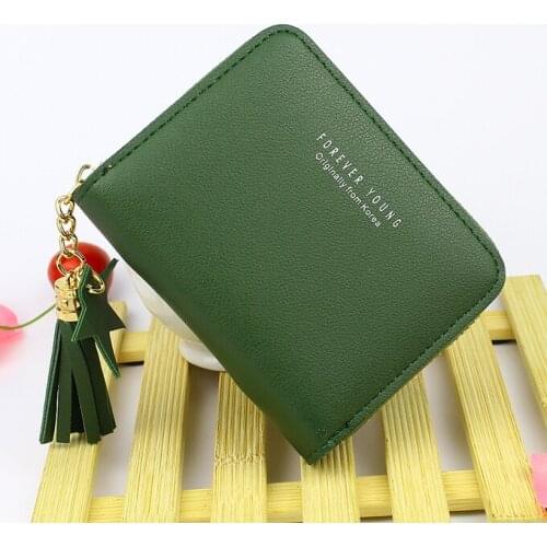 Tassels Star Zipper Wallets Lady Purses Short Coin Purse Girls Moneybags Women Wallet Pocket Cards ID Holder Female Notecase Bag