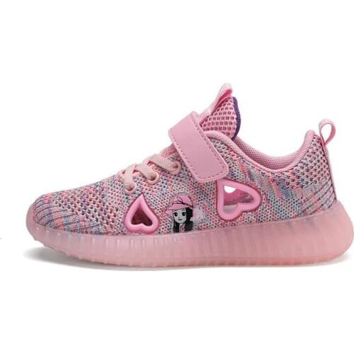 Girls Casual Shoes girl sneakers baby girl shoes mesh breathable girls running shoes zapatos bebe fille zapatillas size 26-38